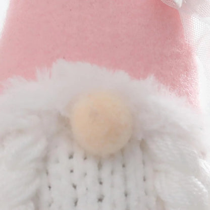 2Pcs Valentines Plush Decorations - Valentines Day Mr & Mrs Handmade Swedish Tomte Decor - Valentines Home Table Elf Decor Ornaments Gift